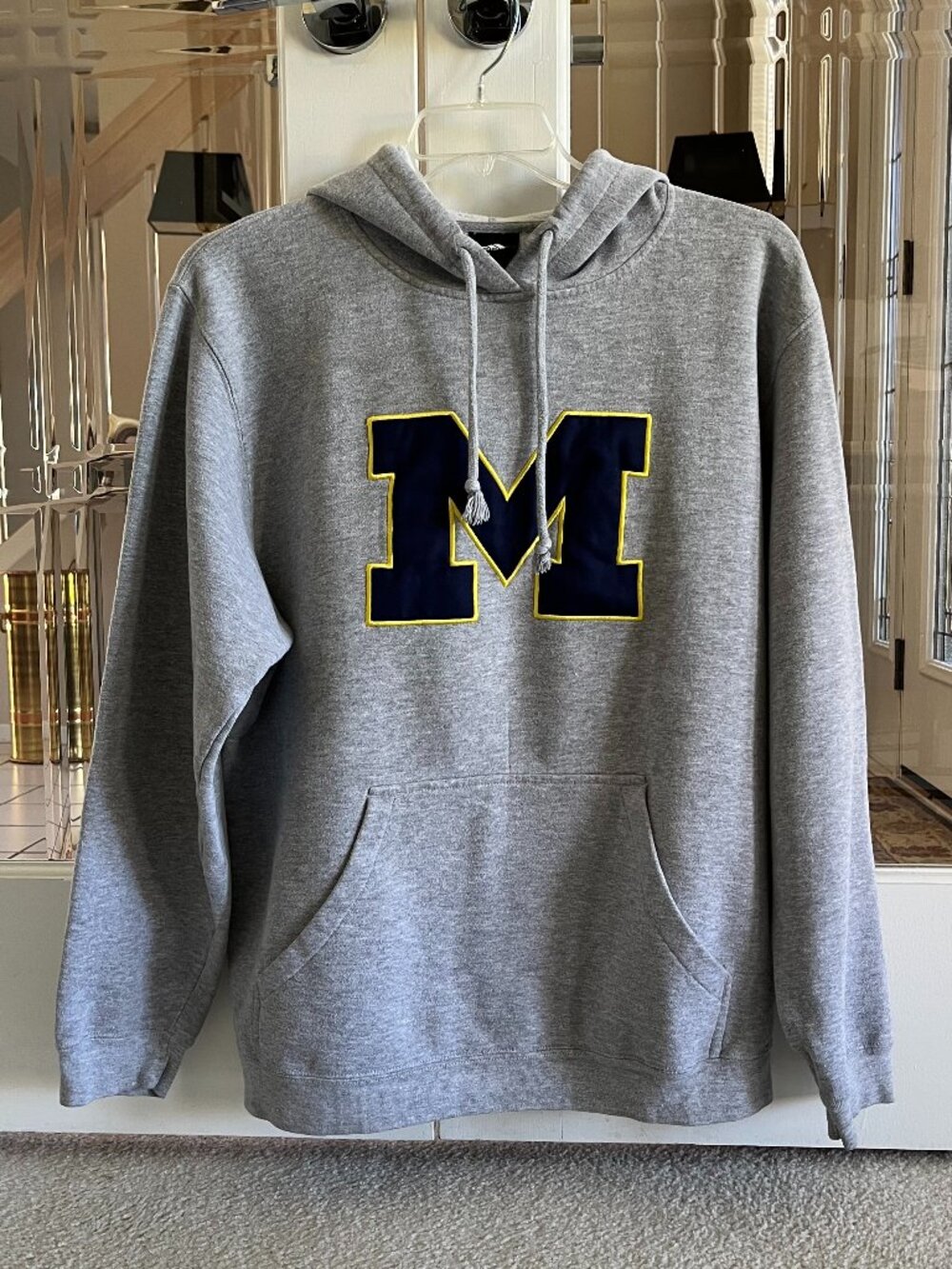 Adidas University of Michigan Hoodie Sweatshirt
